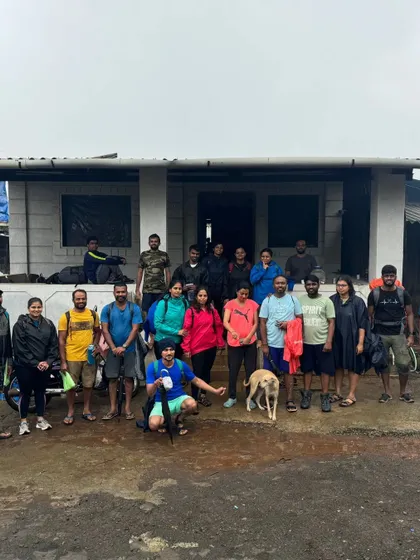 The group at the end of the trip, ready to head home with a lot of memories.