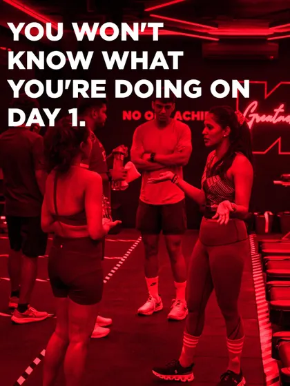 You won't know what you're doing on day one, and that's okay. Our coaches are here to guide you through every movement and answer all your questions.