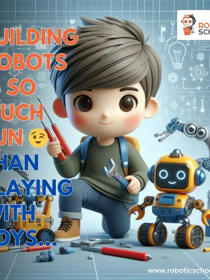 Building robots is so much more fun than just playing with toys. I give kids the chance to create their own robotic wonders and unleash their creativity.