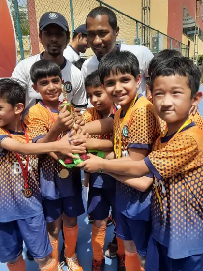 Another angle of our Youth Super Cup champions. The joy on their faces says it all.