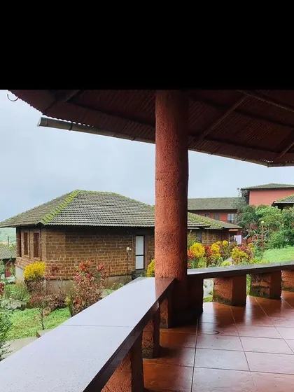 The ashram buildings are designed to blend with the natural surroundings. We provide a clean, peaceful, and supportive environment for all our students.