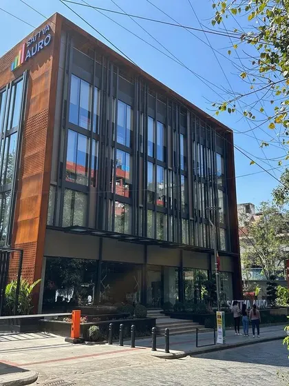 A duplicate image of the Sattva Auro commercial building on Church Street.