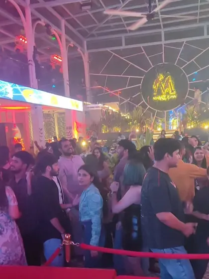 A shot of the crowd during a Halloween 2.0 themed night at Macaw by Stories.