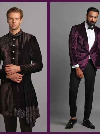 Our exclusive burgundy collection. This collage showcases the richness and versatility of this bold, elegant color.