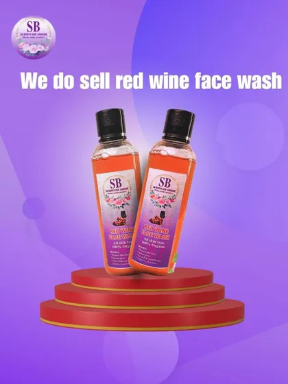Yes, we sell Red Wine Face Wash. This product is packed with antioxidants to give you smooth, glowing, and youthful skin.