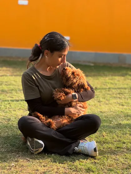 Teacher Ma'am and Pablo sharing a quiet, affectionate moment.