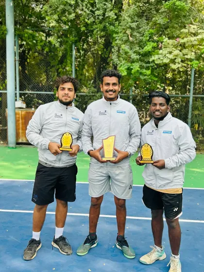 The top three finishers in our 2023 Inter-Coaches Tournament. A bit of friendly competition keeps us at the top of our game.