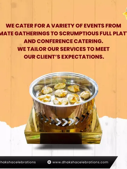 This elegant food warmer is an example of the high-quality equipment I use to ensure that every dish is served hot and fresh, whether for an intimate gathering or a large conference.
