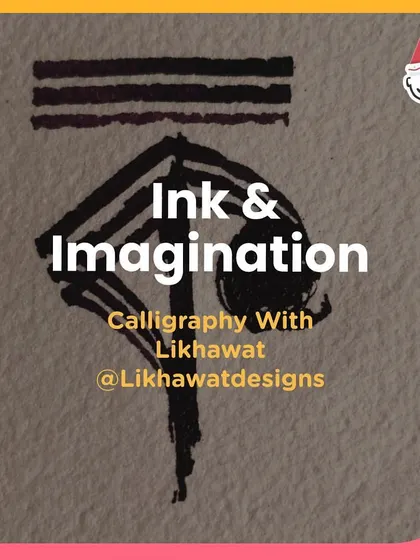 The Ink & Imagination calligraphy workshop at taaburTOD. A unique activity for older kids to explore the art of beautiful writing.