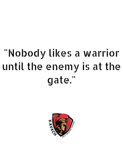 "Nobody likes a warrior until the enemy is at the gate." I train people to be ready, even when the world is calm.