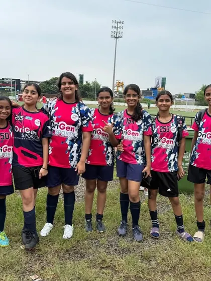 Our U16 and U14 girls' teams ready for action at the Puma x Goequal Youth Championship. We ensure our players get regular exposure to competitive tournaments to test their skills and build match temperament.
