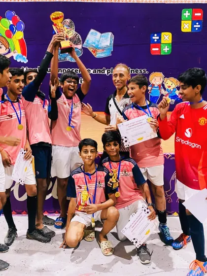 Pure elation from our Under-15 champions. The energy and excitement after winning the intra-academy title is what makes all the practice worthwhile.