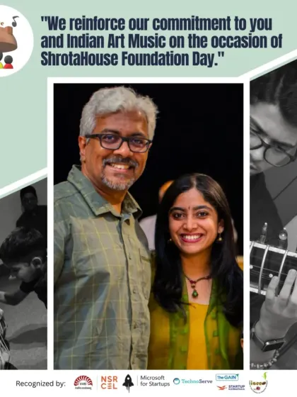 On our foundation day, we reinforce our commitment to you and to Indian Art Music. This journey of growth is only possible with our incredible partners, enablers, and our amazing community.