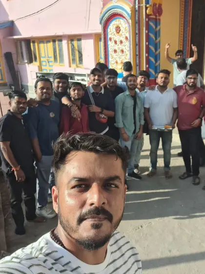 A selfie with the group at Tungnath temple. We celebrate all festivals, and a Diwali trip to the mountains is a truly unique experience.