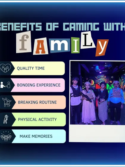 Gaming is better with family. It's a great way to spend quality time, break the routine, and make memories together.