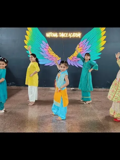 The energy and excitement before a performance are contagious. Look at these future stars ready to shine.