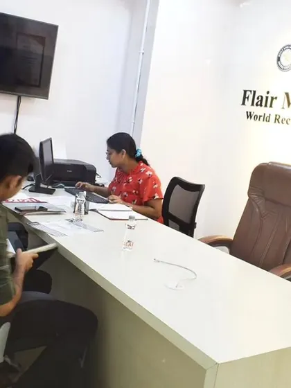 Our admissions desk where future bartenders begin their journey. Our team is always ready to guide you through our various courses.