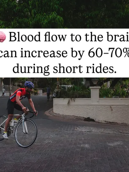 During even short rides, blood flow to the brain can increase significantly. This process enhances cognitive functions like memory, learning, and creativity.