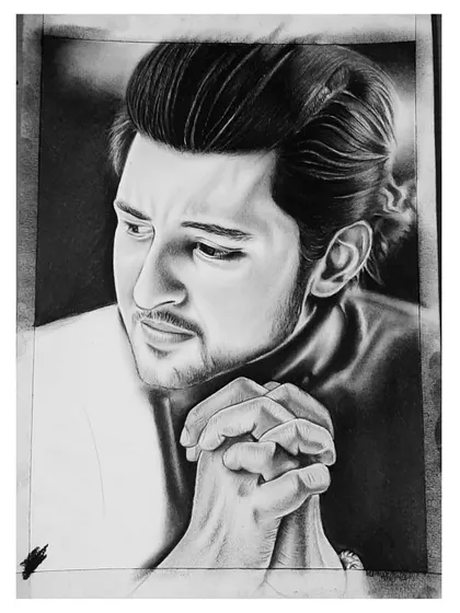 Follow the 96-hour creation of my Darshan Raval portrait. These images show how I build the hair, face, and hands, layer by layer, to achieve a realistic look.