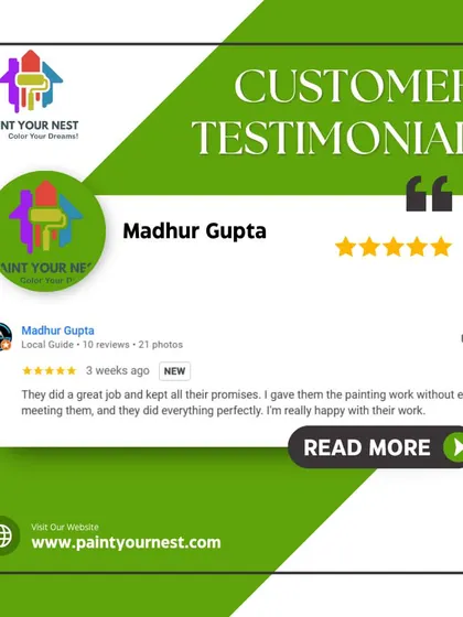 A testimonial from Madhur Gupta, who was really happy with our work and our ability to keep all our promises. We pride ourselves on reliability and delivering exactly what we commit to.