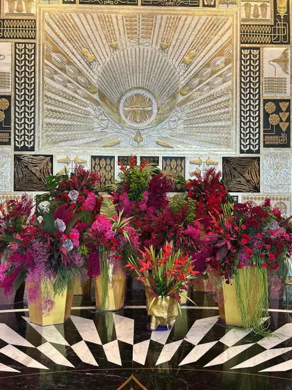 Another perspective of the inaugural installation at Fairmont Mumbai, a moment I was honored to be a part of.