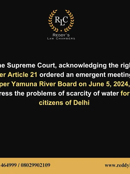 A summary of the Supreme Court's decisive action to address the Delhi water crisis.