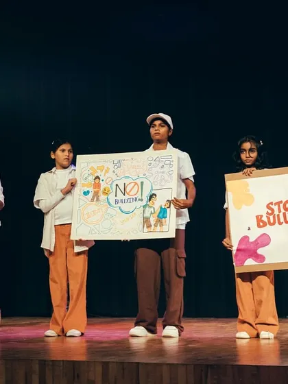We teach kids that dance can tell powerful stories. This performance piece about standing up to bullying shows how movement can express important ideas like courage, unity, and kindness.