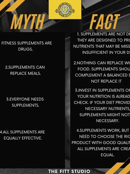 Are supplements necessary? This graphic debunks common myths. Supplements are meant to fill nutritional gaps, not replace whole foods. I only recommend them when your diet is already in check.
