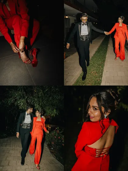 Details from the after-party, from the bride's stylish shoes to the couple walking hand-in-hand. We believe every part of your celebration is worth documenting beautifully.