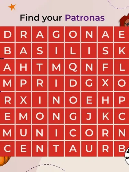 Expecto Patronum! A fun Harry Potter themed word search puzzle we shared with our community. Our activities often include brain-teasing games that tie into beloved book universes.