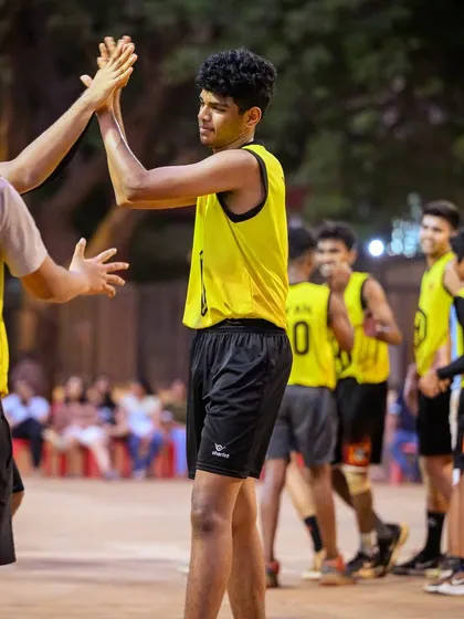 High-fives and teamwork from our U-18 players. The camaraderie is just as important as the competition.