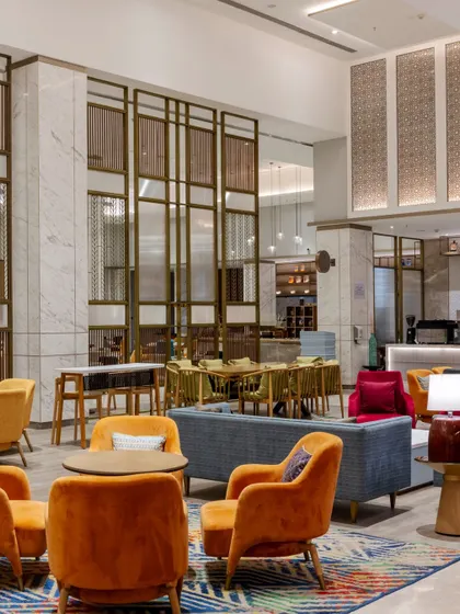 Additional media from the Holiday Inn, Lucknow project. These visuals provide further insight into the design of the lounges, dining areas, guest rooms, and other public spaces, highlighting our commitment to creating a cohesive and culturally resonant hospitality experience.
