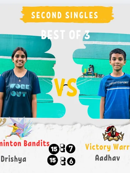 A Second Singles match from the finale. Every game counts towards the final team score.