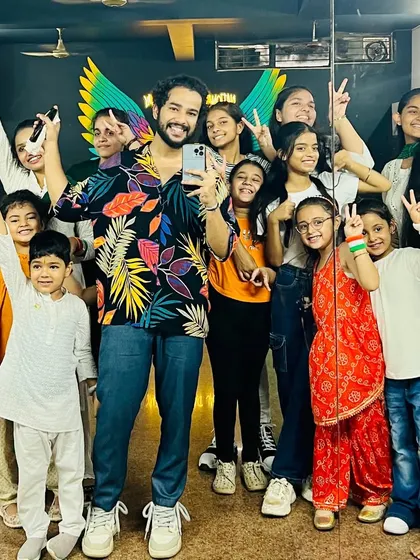 Our camp is one big family. This is us capturing a happy moment with our students during our Independence Day celebrations. We believe in creating a strong sense of community and friendship.