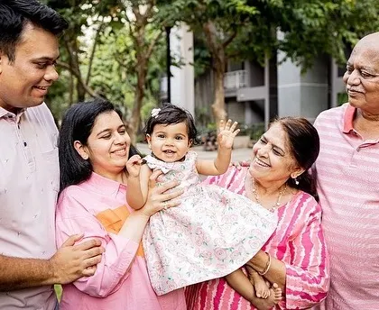 Getting everyone in the frame, especially grandparents, is so important. This multi-generational family portrait shows the love that surrounds this little one. These are the photos your children will look back on and cherish for years to come.