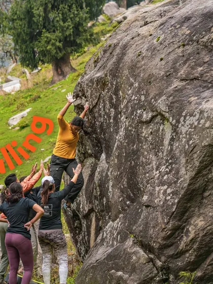 Falling is part of learning. With a team of spotters and crash pads, we create a safe environment where you can push your limits and not be afraid to take a fall.