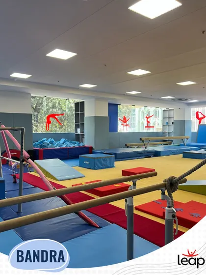 This is our Bandra center, a world-class facility designed to help gymnasts train, grow, and shine.