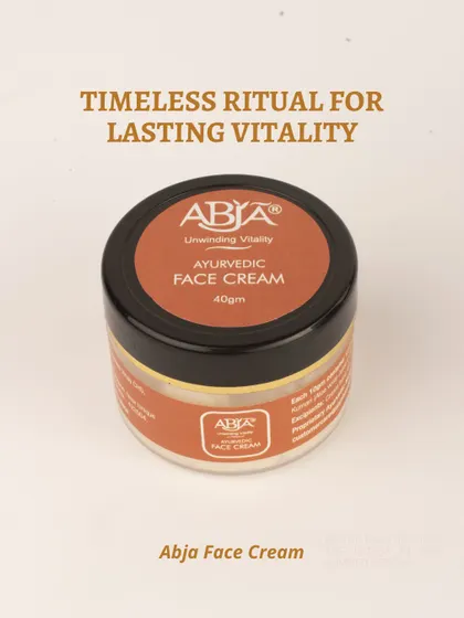 This is my Ayurvedic Face Cream, a timeless ritual in a jar designed for lasting skin vitality.