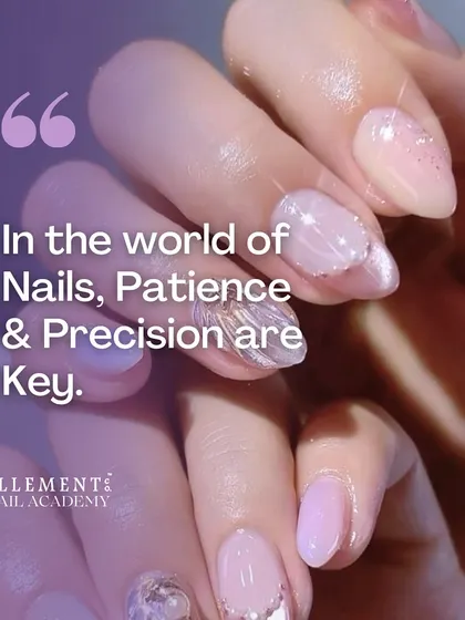 In the world of nails, patience and precision are key. Our expert trainers guide you through every step.