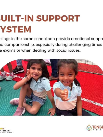 The first friendships are often the sweetest. In our mixed-age classrooms, children learn to cooperate, share, and support one another, building social skills and forming bonds that are a joy to watch.