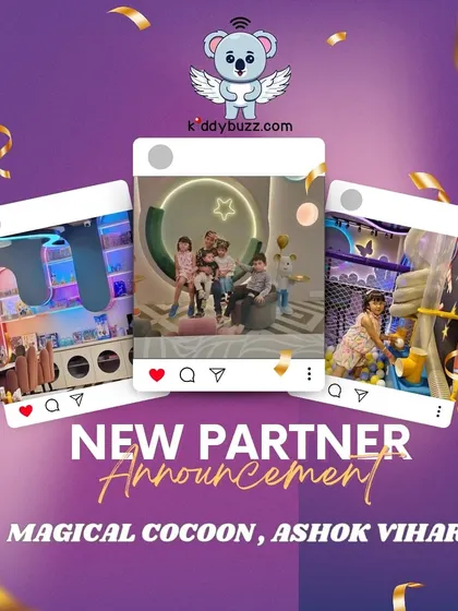 Magical Cocoon in Ashok Vihar brings fun and magic to your kid's playtime. This partner offers a world of adventure, giggles, and endless fun for your little ones.