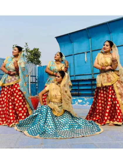 Another shot of our professional dancers in their performance attire. Their expertise and energy can elevate any event, making it more engaging for the audience.