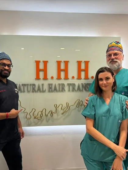 With my esteemed colleagues and faculty at the H.H.H. Natural Hair Transplant center during the FUEASIA workshop in Bangkok.