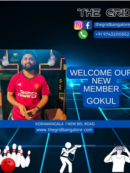 Welcoming Gokul to The Grid family. We're excited to have you.