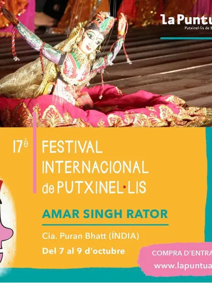This was the poster for our performance at the International Puppet Festival in Barcelona, Spain. Taking our Rajasthani folk art to the world is a great honour. It shows that stories told with heart have no language barrier.