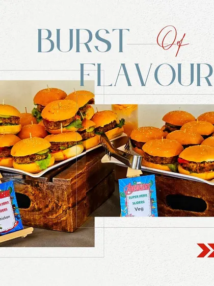 A burst of flavor for a superhero bash! These chicken and veg "Super Hero Sliders" were a massive hit at an Avengers-themed birthday party, perfectly sized for little hands and big appetites.