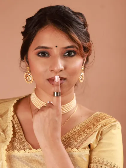 More examples from my portfolio of glamorous ethnic and festive makeup, showcasing a variety of styles, color palettes, and complete looks for different celebrations.
