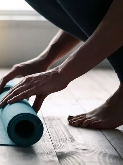 The simple act of unrolling your mat is the start of dedicating time to yourself. This is where your practice begins, setting an intention for your session whether you are staying on the ground or taking to the air.
