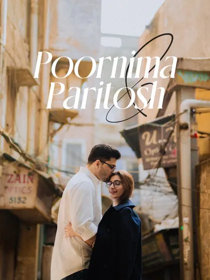 A pre-wedding shoot that tells a story of shared history. Set against the charming chaos of Old Delhi, this intimate portrait captures a quiet moment of connection, showing how I can find romance in any environment.
