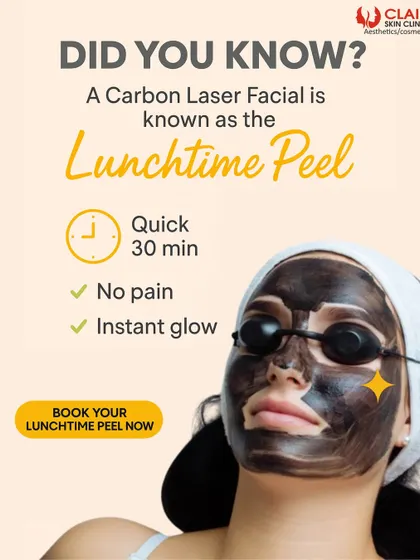 Need a quick skin fix? The Carbon Laser Facial is famously called the "Lunchtime Peel" because it delivers an instant glow in just 30 minutes. It's a painless procedure with no downtime, perfect for a busy schedule.